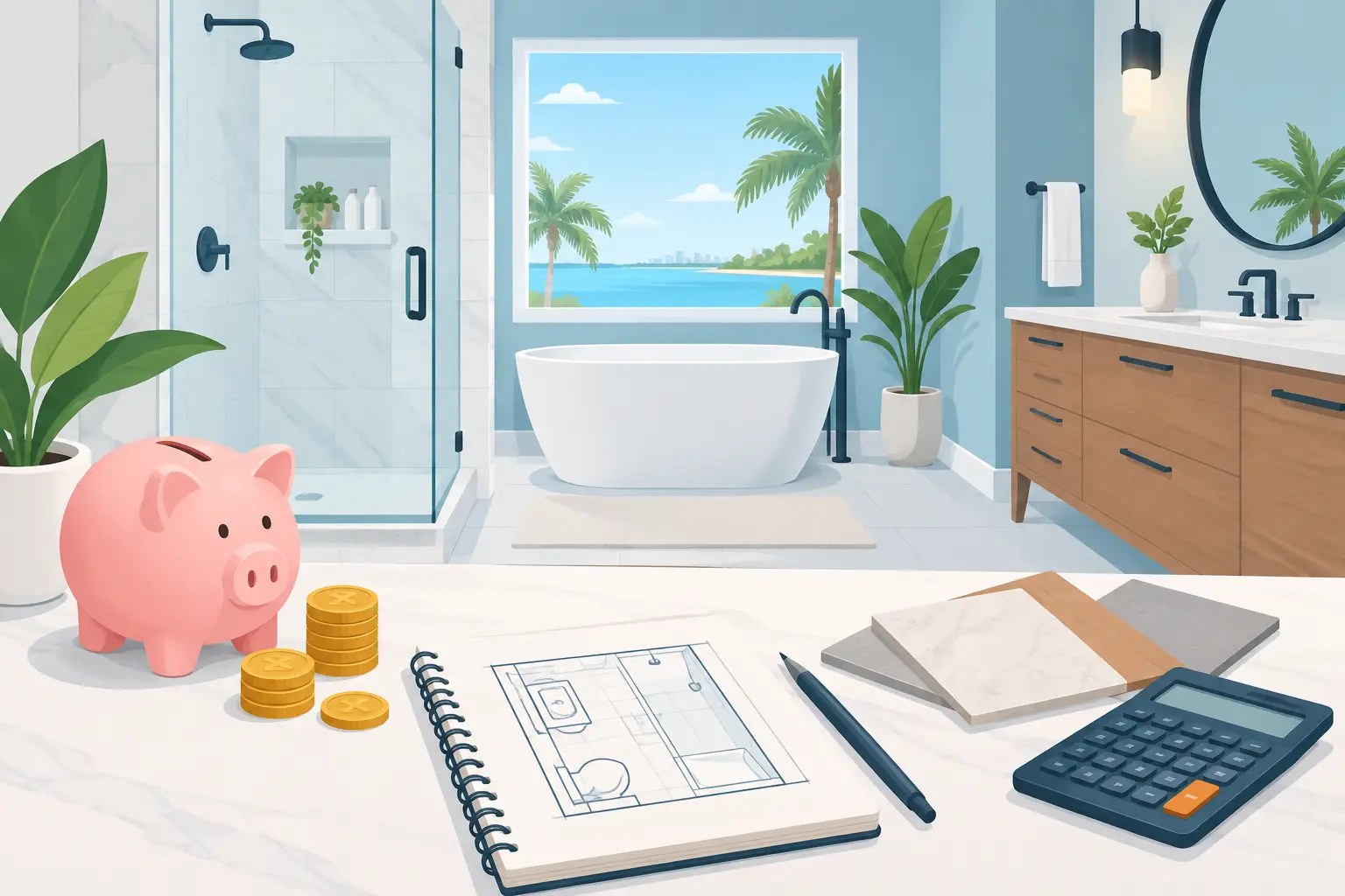 How to Budget a Bathroom Remodel in Florida